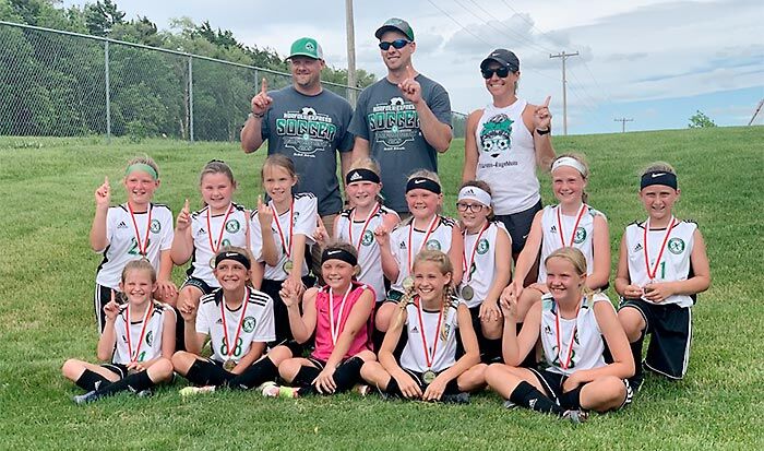 U10 girls Norfolk Express soccer team